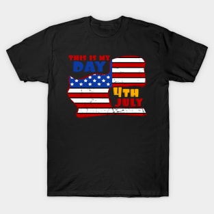 America Shirt 4th of July Patriotic T-shirt holiday T-Shirt